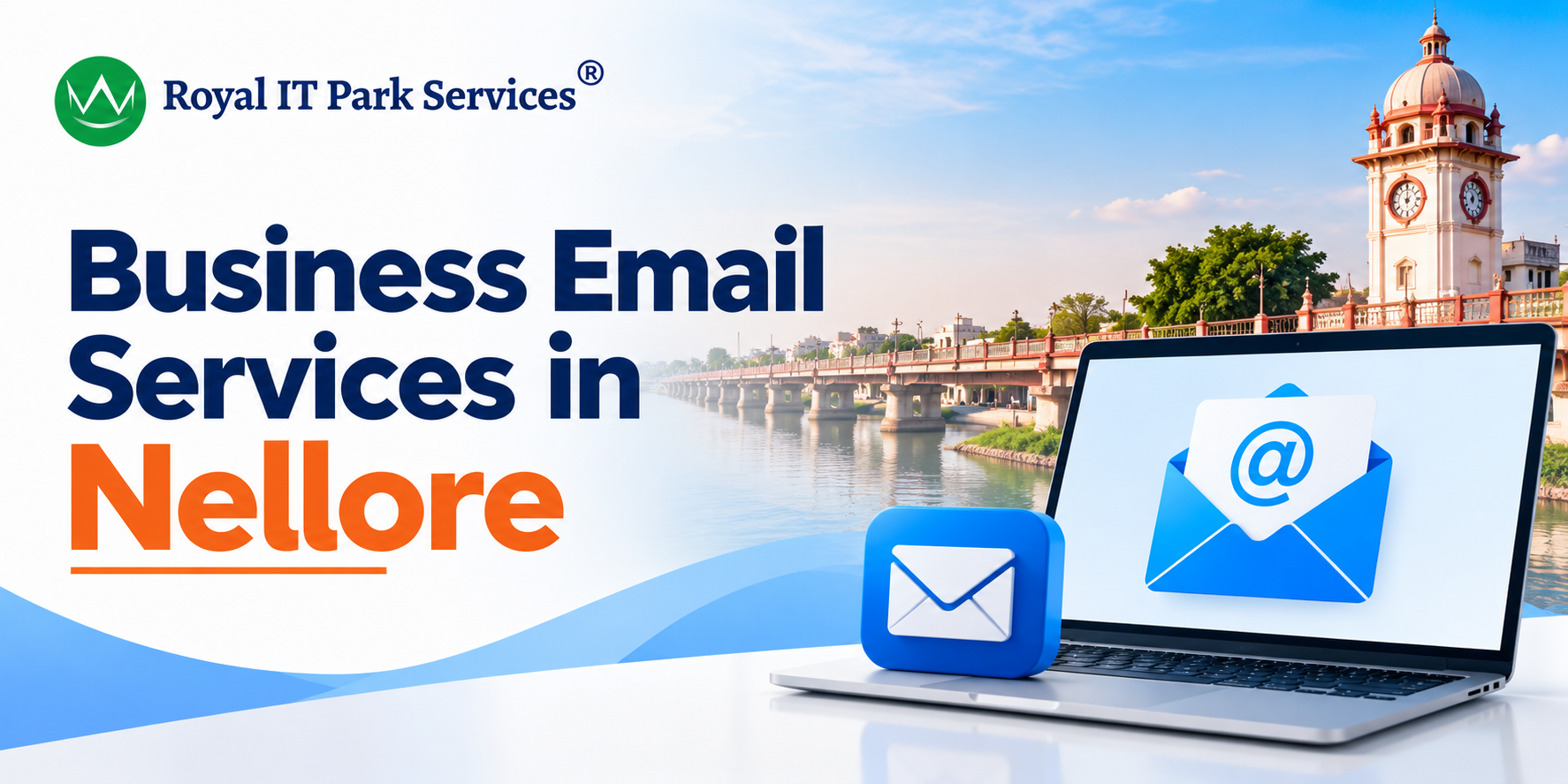 Business email services in Nellore – professional domain email setup by Royal IT Park