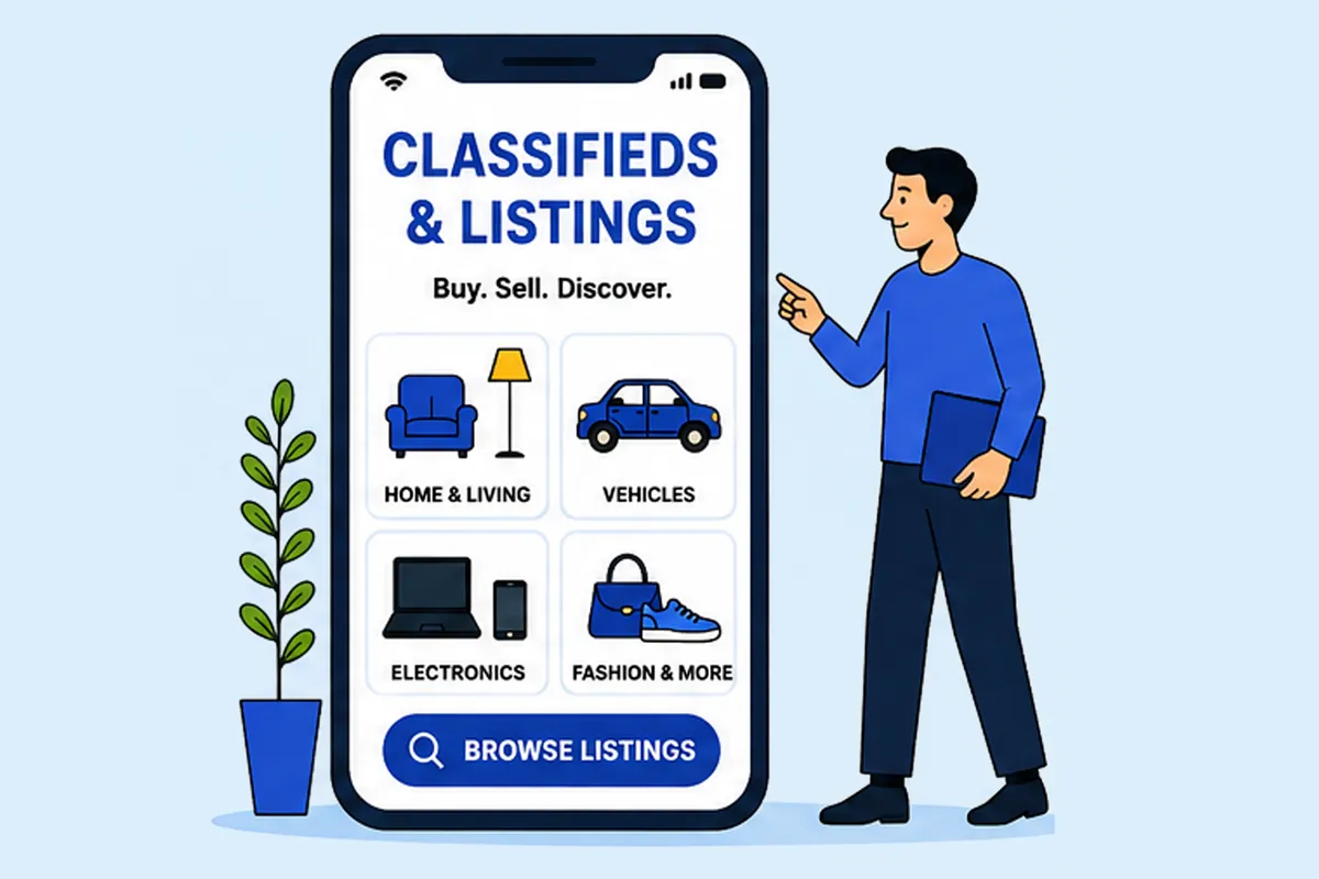 Classifieds listings app