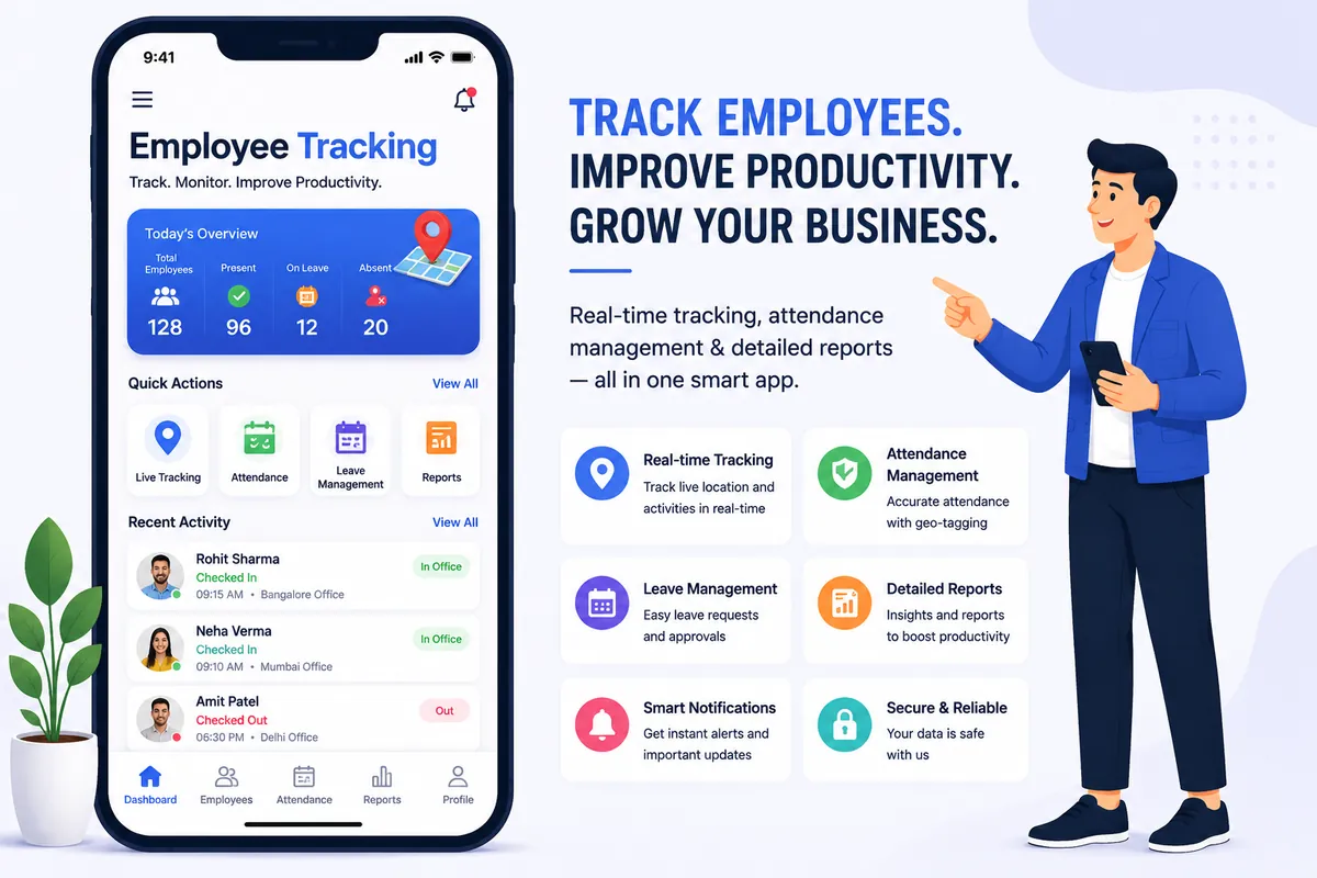 Employee tracking app