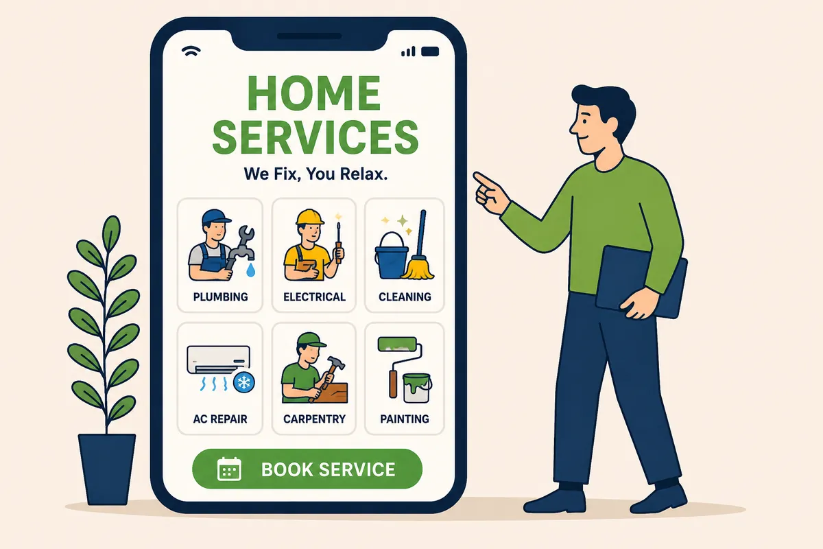 Home services app