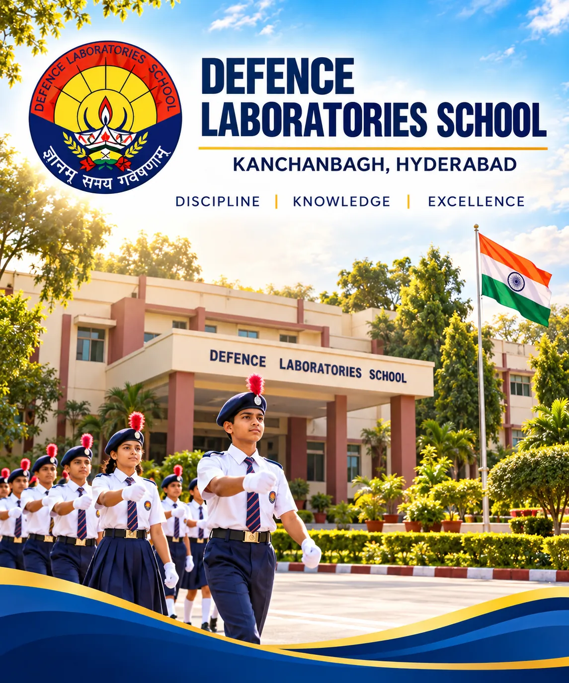 Defence Laboratories School Logo