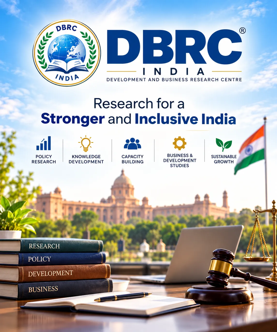 Research for a Stronger India Logo